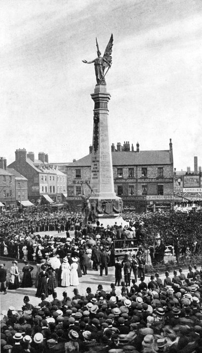 Inaugurazione del Memoriale di Guerra del Northumberland da George Frank