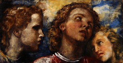 Schizzo di tre teste da George Frederic Watts