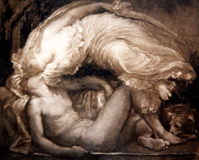 Endimione, inciso da Frank Short da George Frederick (after) Watts