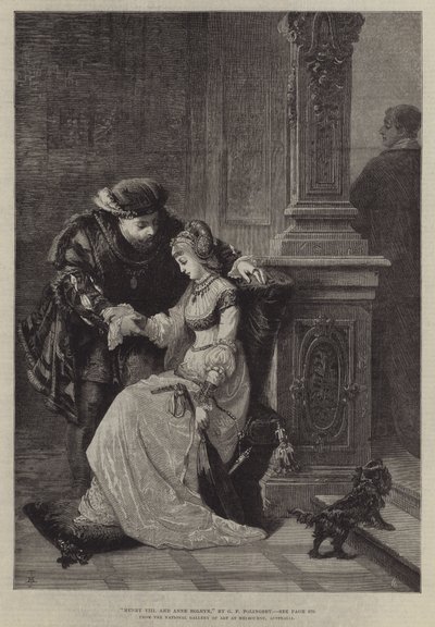 Enrico VIII e Anna Bolena da George Frederick Folingsby