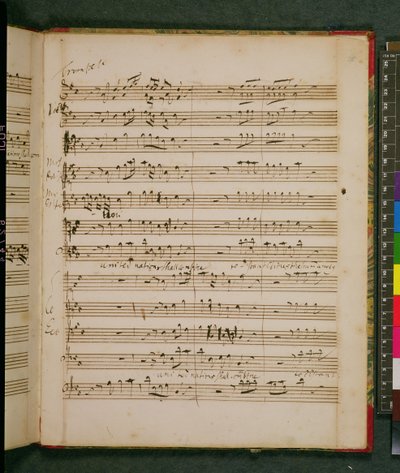Partitura originale per l