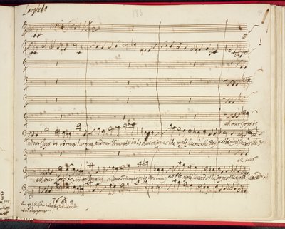 Partitura originale per l