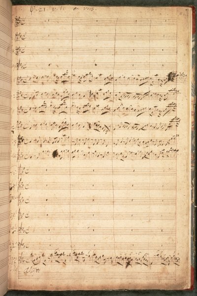 Partitura originale per l