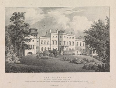 The Deep-Dene. La Residenza di Thomas Hope, Esq. da George Frederick Prosser