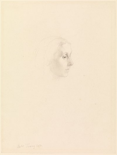 Studio per il ritratto di Emily Tennyson, 1862 da George Frederick Watts