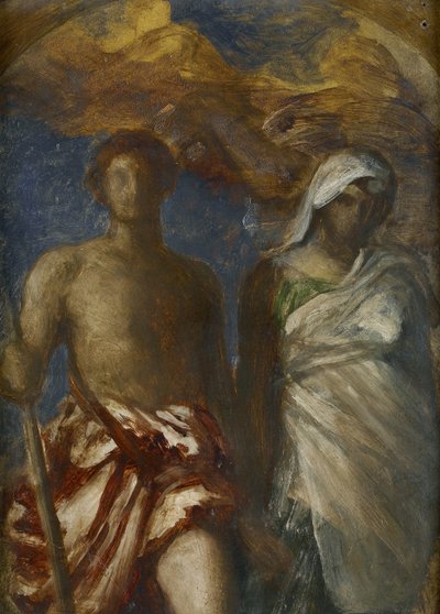 Tempo e morte, c. 1868 da George Frederick Watts