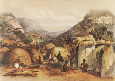 A Natal risiede una significativa popolazione di Zulu da George French Angas