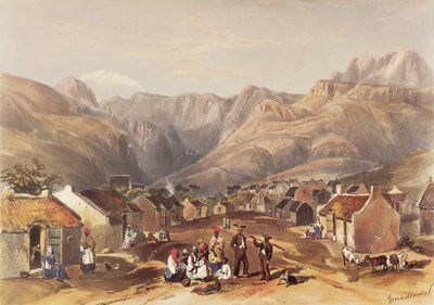 Nella serena valle di Genadendal si trova un fiorente villaggio ottentotto da George French Angas