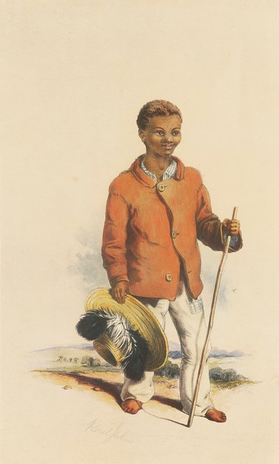 Karl Julius è un pastore ottentotto da George French Angas