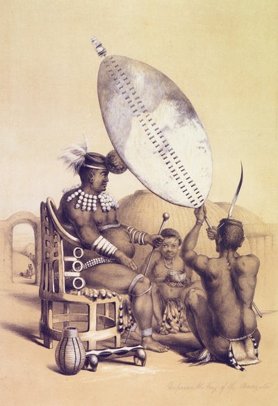 Umpanda il re degli Amazulu, 1849 da George French Angas