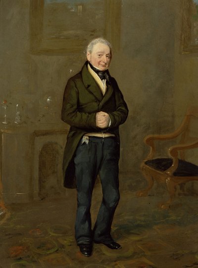 Ritratto di un maggiordomo di Bramham Park, Yorkshire, identificato come John Pollock (1769-1837), c.1822 da George Garrard