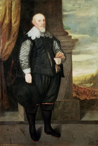 Ritratto di Sir Arthur Ingram, 1638 da George Geldorp
