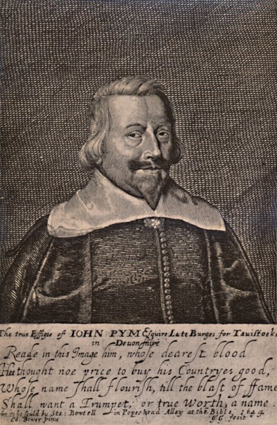 John Pym, politico parlamentare inglese, c1644 1894 da George Glover