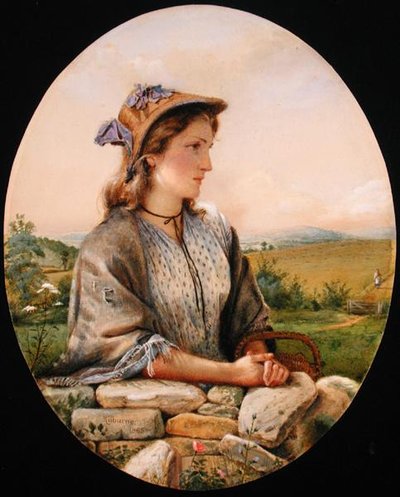 Una ragazza di campagna da George Goodwin Kilburne