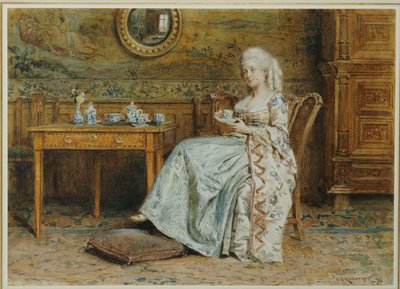 Tè del pomeriggio, 1876 da George Goodwin Kilburne