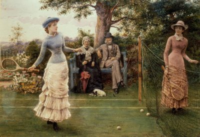Partita di tennis da George Goodwin Kilburne
