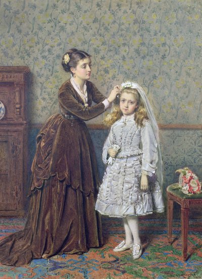 La sua prima comunione da George Goodwin Kilburne