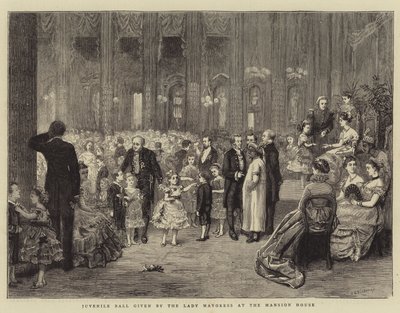 Ballo giovanile dato dalla Lady Mayoress alla Mansion House da George Goodwin Kilburne
