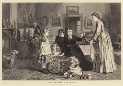 Il cesto di Natale da George Goodwin Kilburne