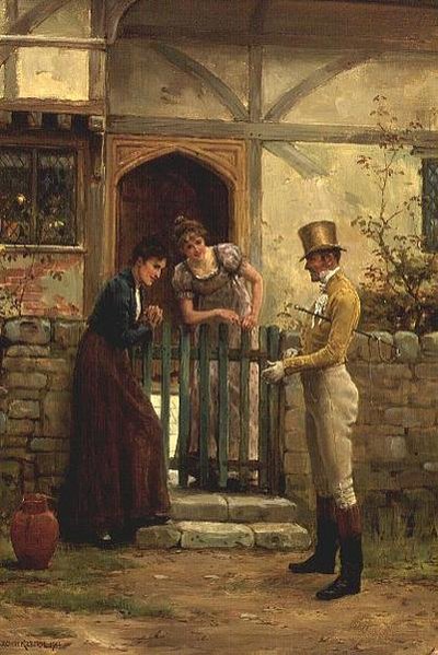 Il visitatore da George Goodwin Kilburne