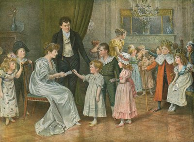 La Dodicesima Notte: la Festa dei Bambini. Estrazione dei Personaggi della Dodicesima Notte da George Goodwin Kilburne