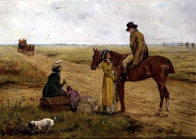 Aspettando la diligenza da George Goodwin Kilburne