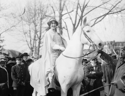 Inez Milholland Boissevain alla parata della National American Woman Suffrage Association da George Grantham   Bain News Service Bain