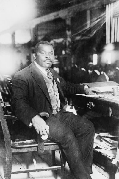 Marcus Garvey (1887-1940), panafricanista ed eroe nazionale giamaicano da George Grantham   Bain News Service Bain