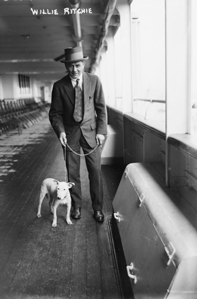 Willie Ritchie in viaggio verso Londra per affrontare Freddie Welsh da George Grantham   Bain News Service Bain