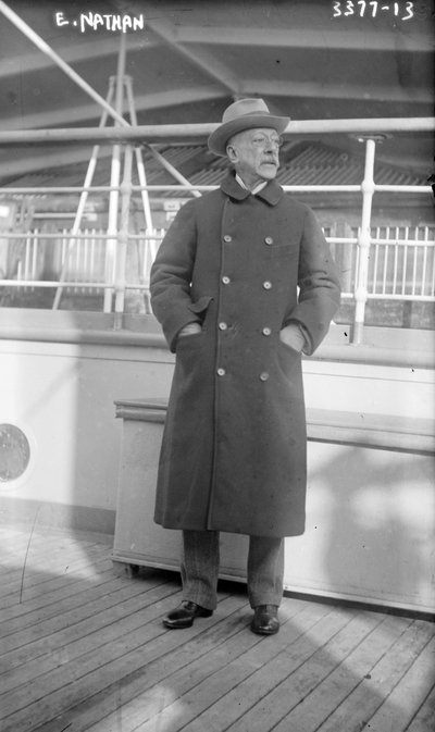 Ernesto Nathan, sul transatlantico America dall