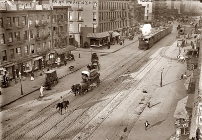 Undicesima Avenue e New York Central Railroad da George Grantham   Bain News Service Bain