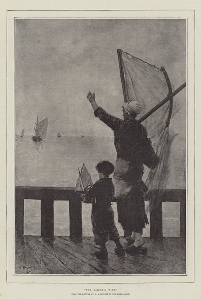 La moglie del marinaio da George Haquette