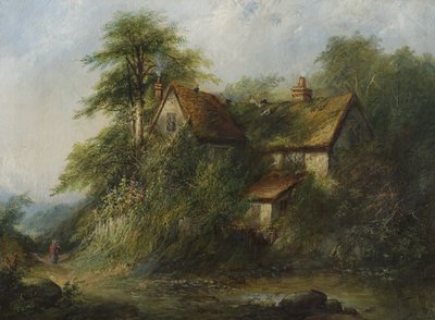 Cottage in Campagna, 1871 da George Harrison