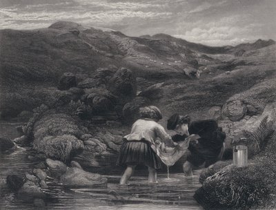 Illustrazione per Auld Lang Syne di Robert Burns (incisione) da George Harvey
