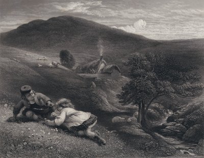 Illustrazione per Auld Lang Syne di Robert Burns da George Harvey