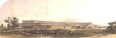 Edificio per la Grande Esposizione a Londra 1851 da George Hawkins