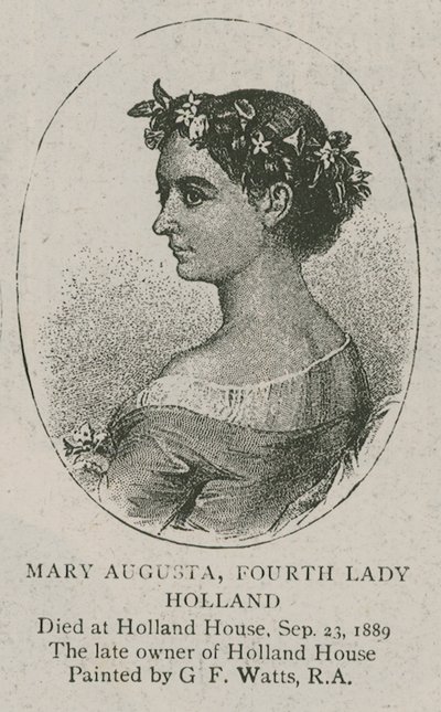 Mary Augusta, quarta Lady Holland da George Hawkins