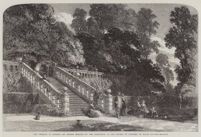 La terrazza a Haddon da George Haydock Dodgson