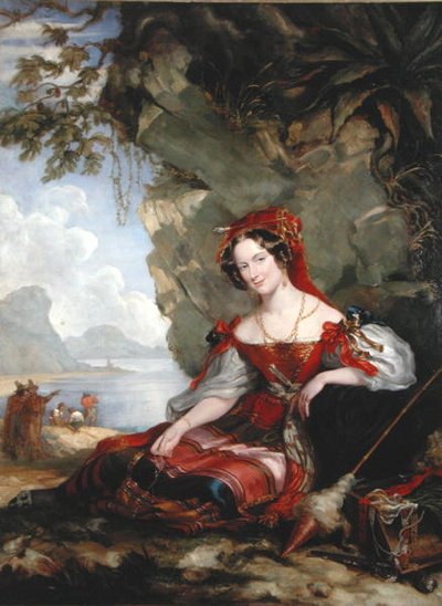 Lady Montague come una zingara da George Hayter