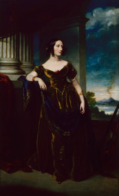 Ritratto di una giovane donna, c.1845 da George Hayter