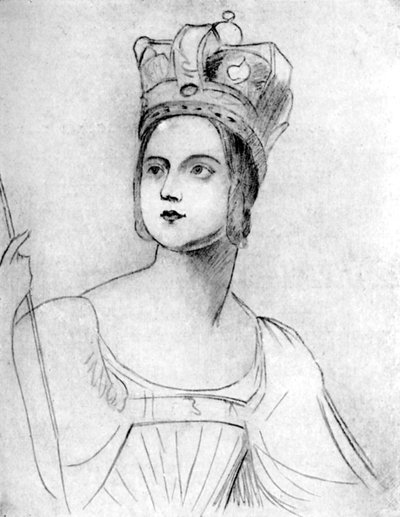 Regina Vittoria nei suoi abiti di incoronazione, 1837, 1901 da George Hayter