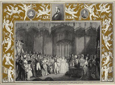 Il matrimonio della Regina Vittoria e del Principe Alberto di Sassonia-Coburgo-Gotha a St James