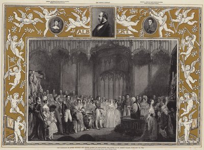 Il matrimonio della regina Vittoria e del principe Alberto di Sassonia-Coburgo-Gotha a St James