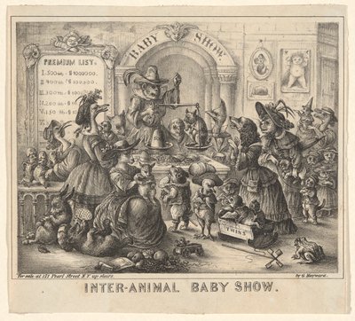 Mostra di bambini inter-animali da George Hayward