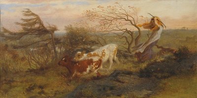 Il vento sul Wold, 1862 da George Hemming Mason
