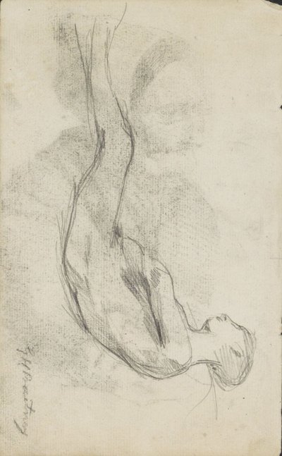 Nudo sdraiato da George Hendrik Breitner (signed by artist)