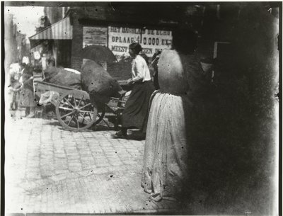 Attività nella Houtkopersdwarsstraat e nella Jodenbreestraat ad Amsterdam da George Hendrik Breitner