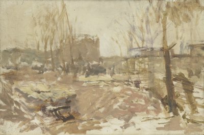 Cantiere in De Clercqstraat da George Hendrik Breitner