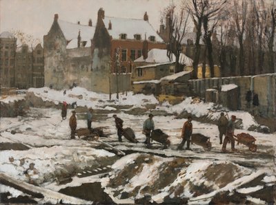 Cantiere a Amsterdam, c. 1902 da George Hendrik Breitner