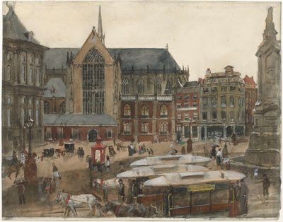 La Diga ad Amsterdam da George Hendrik Breitner